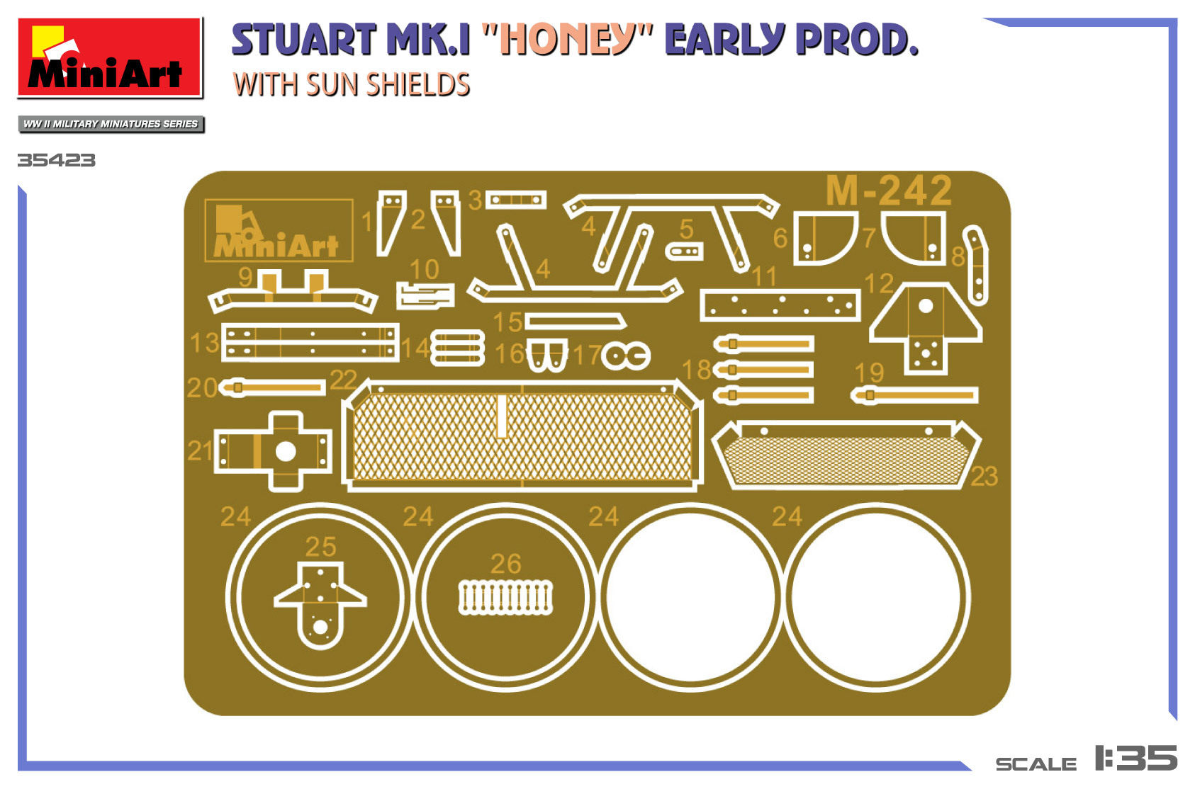 ak-interactive-stuart-mk-i-honey-early-prod-w-sun-shields-kit-carro-armato-1-35 image 3