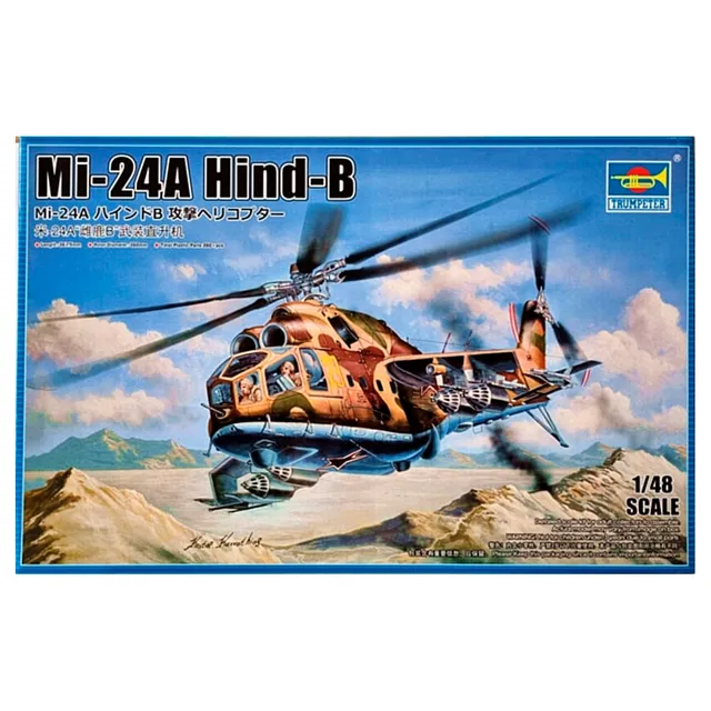 ak-interactive-mi-24a-hind-b-1-48-kit-elicottero-d-attacco-da-costruire-e-diping image 1