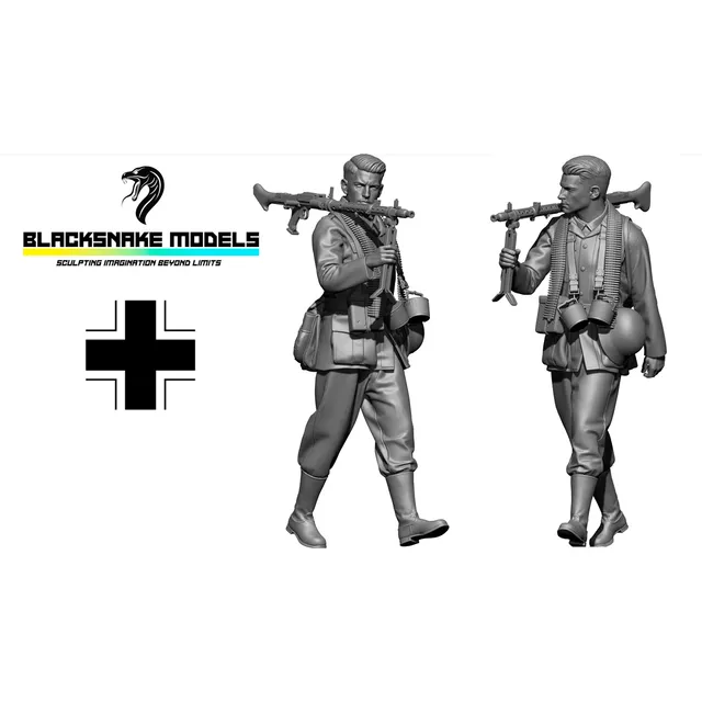ak-interactive-artigliere-mg34-wehrmacht-1-35-kit-figura-modellismo-militare image 1
