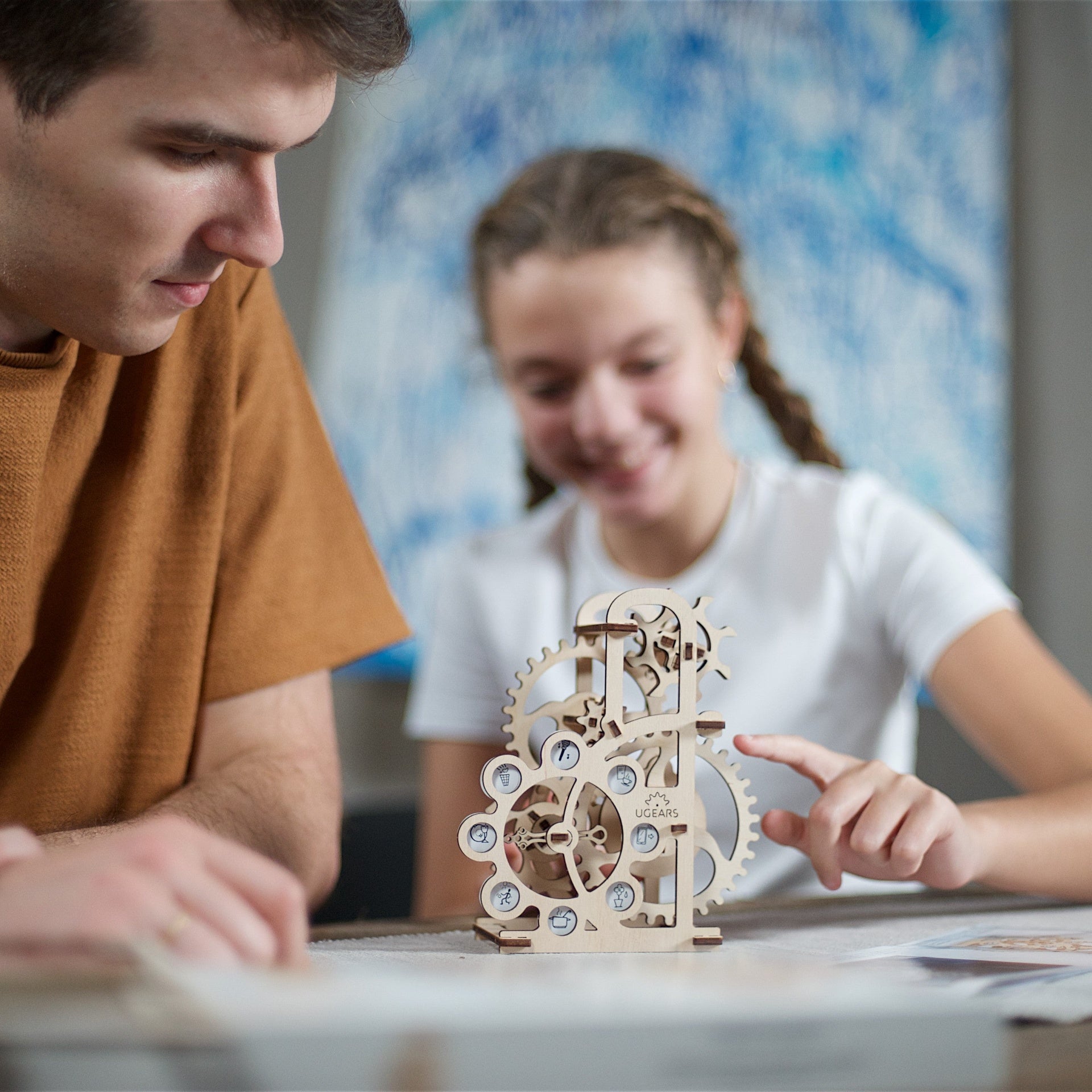 ugears-dynamometer-kit-di-modellismo-brain-teaser-in-legno image 6