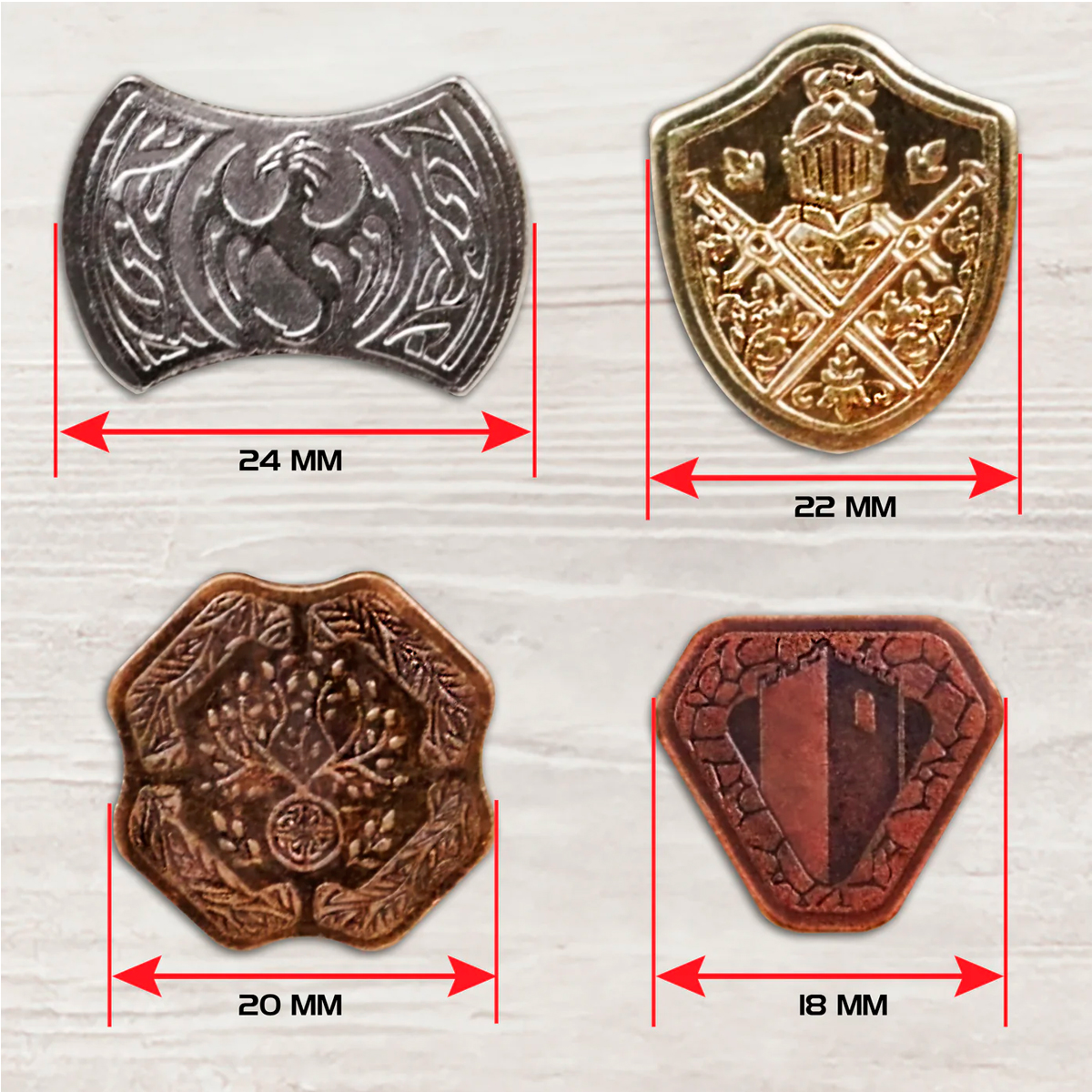 ak-interactive-treasure-token-set-40-token-mtg-gemme-acriliche-e-sacchetto image 5