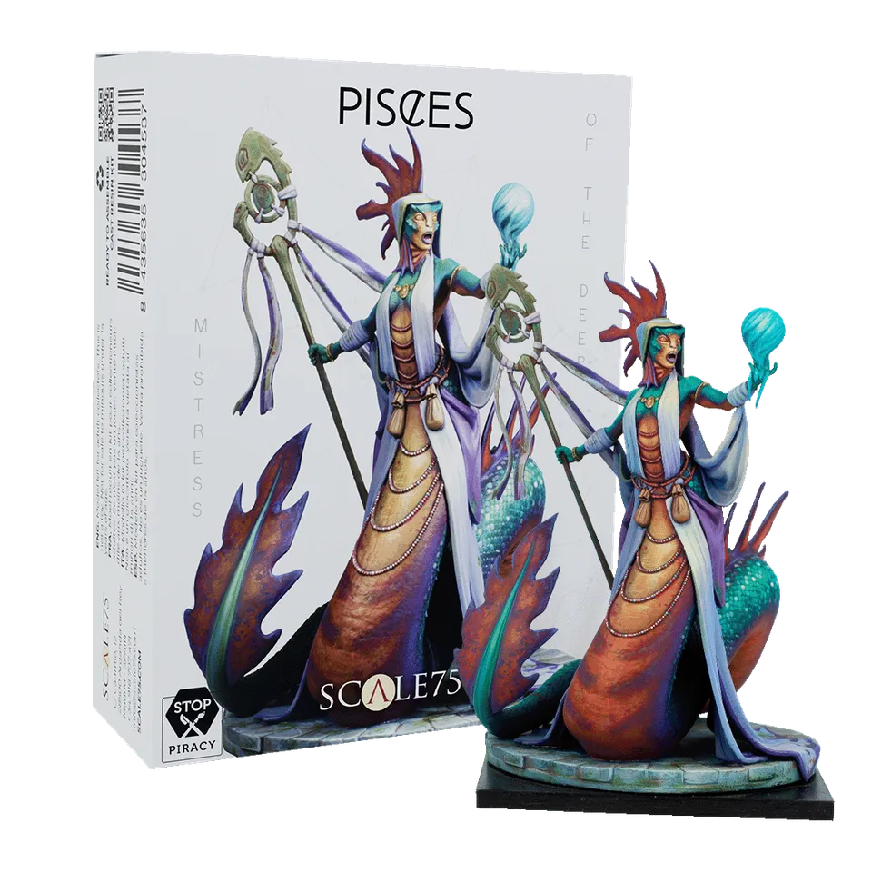 scale75-pisces-zodiac-mystic-signs-miniatura-in-resina-fantasy image 1