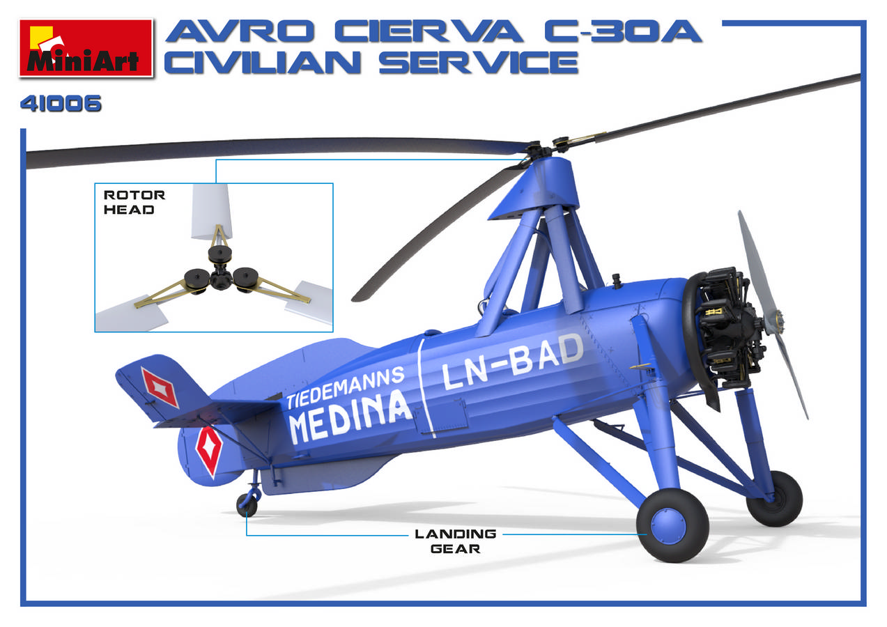 ak-interactive-1-35-avro-cierva-c-30a-civilian-service-kit-autogiro-da-montare image 3