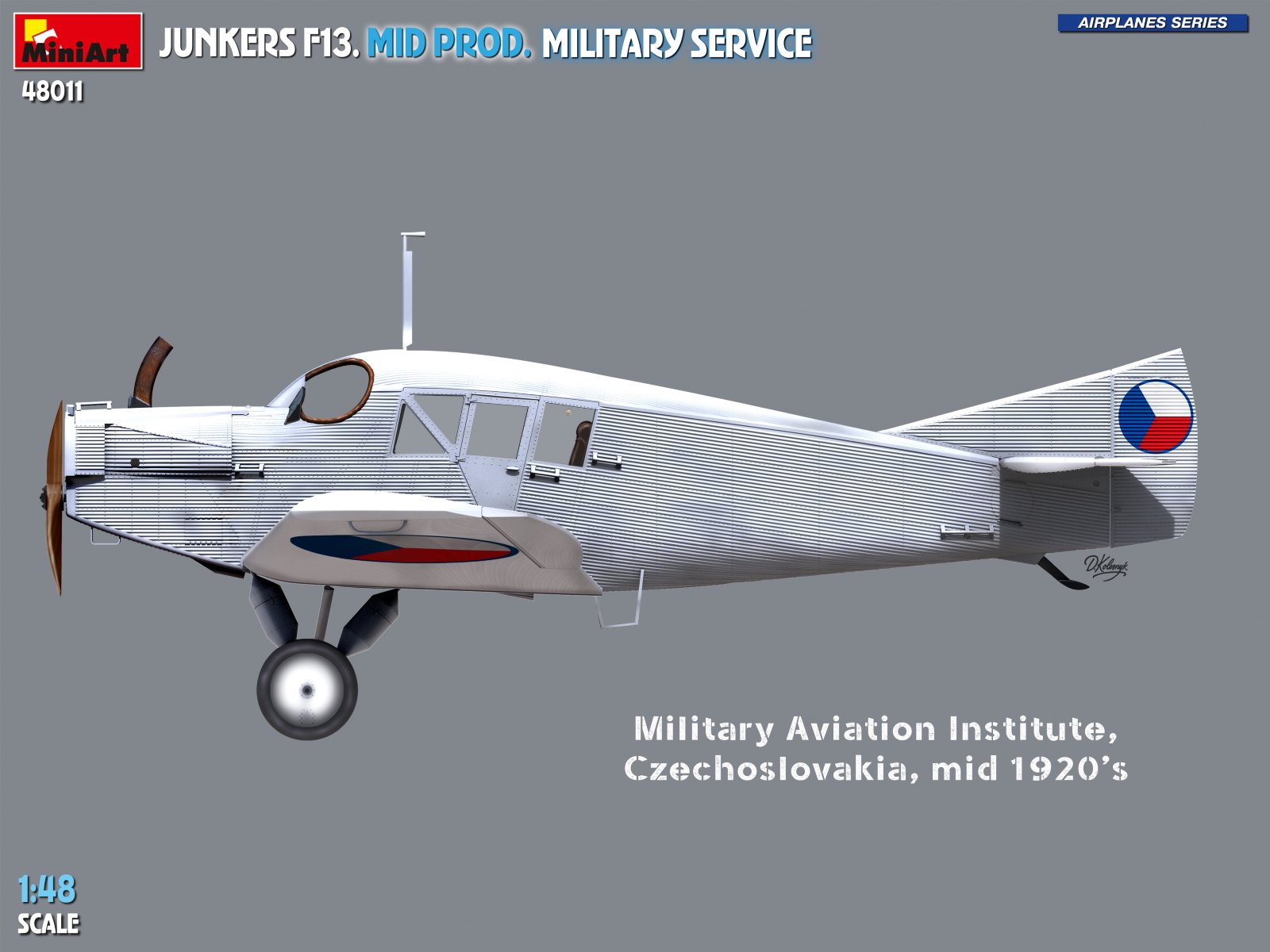 ak-interactive-1-48-junkers-f13-mid-production-military-service-kit-modellismo-a image 5