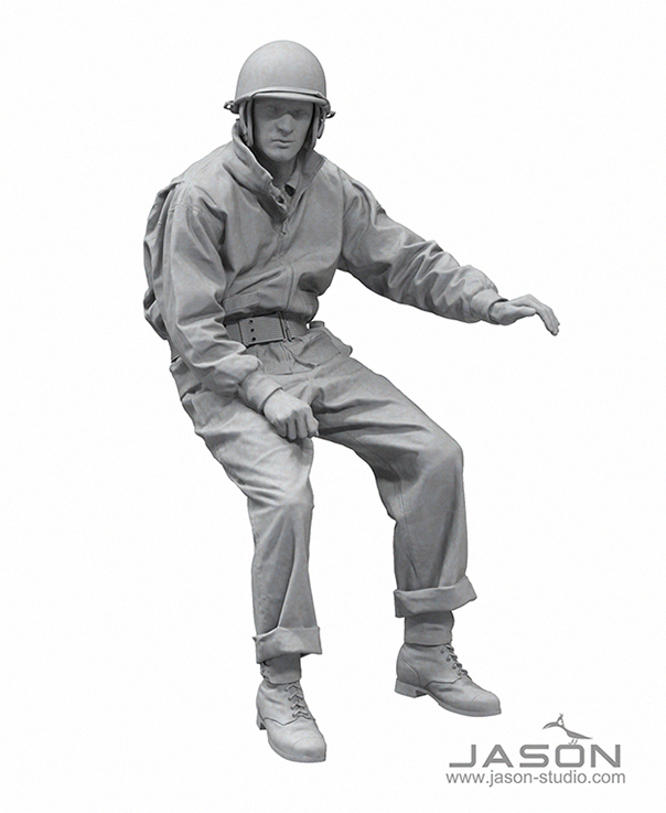 ak-interactive-1-16-u-s-m8-greyhound-crew-set-4-figurine-da-costruire-e-dipinger image 5