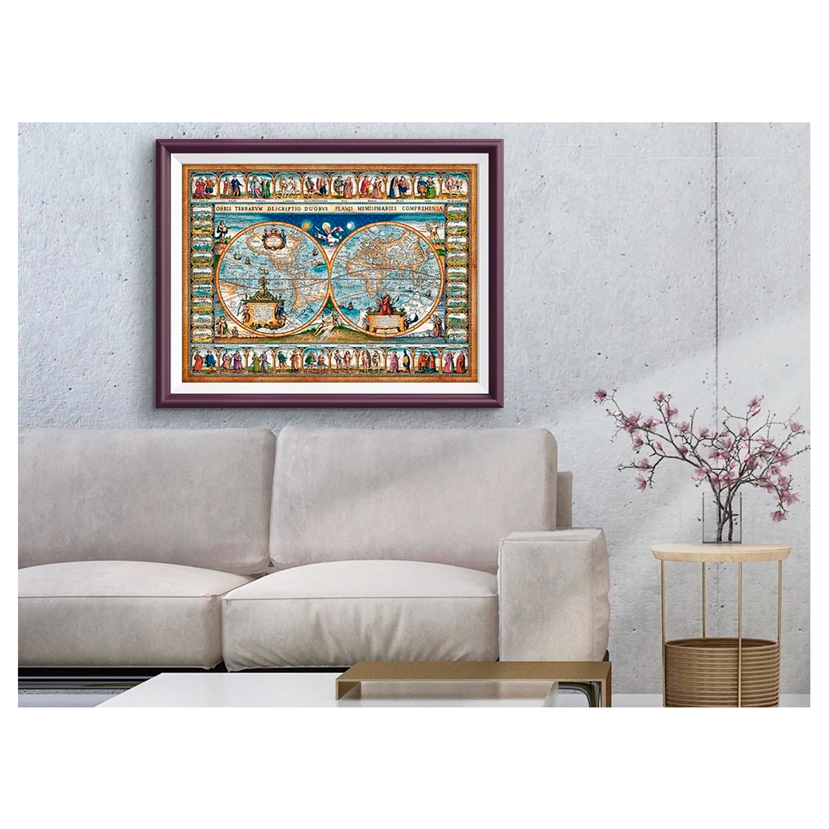 ak-interactive-puzzle-2000-pc-puzzels-map-of-the-world-1639-puzzle-2000-pezzi image 3