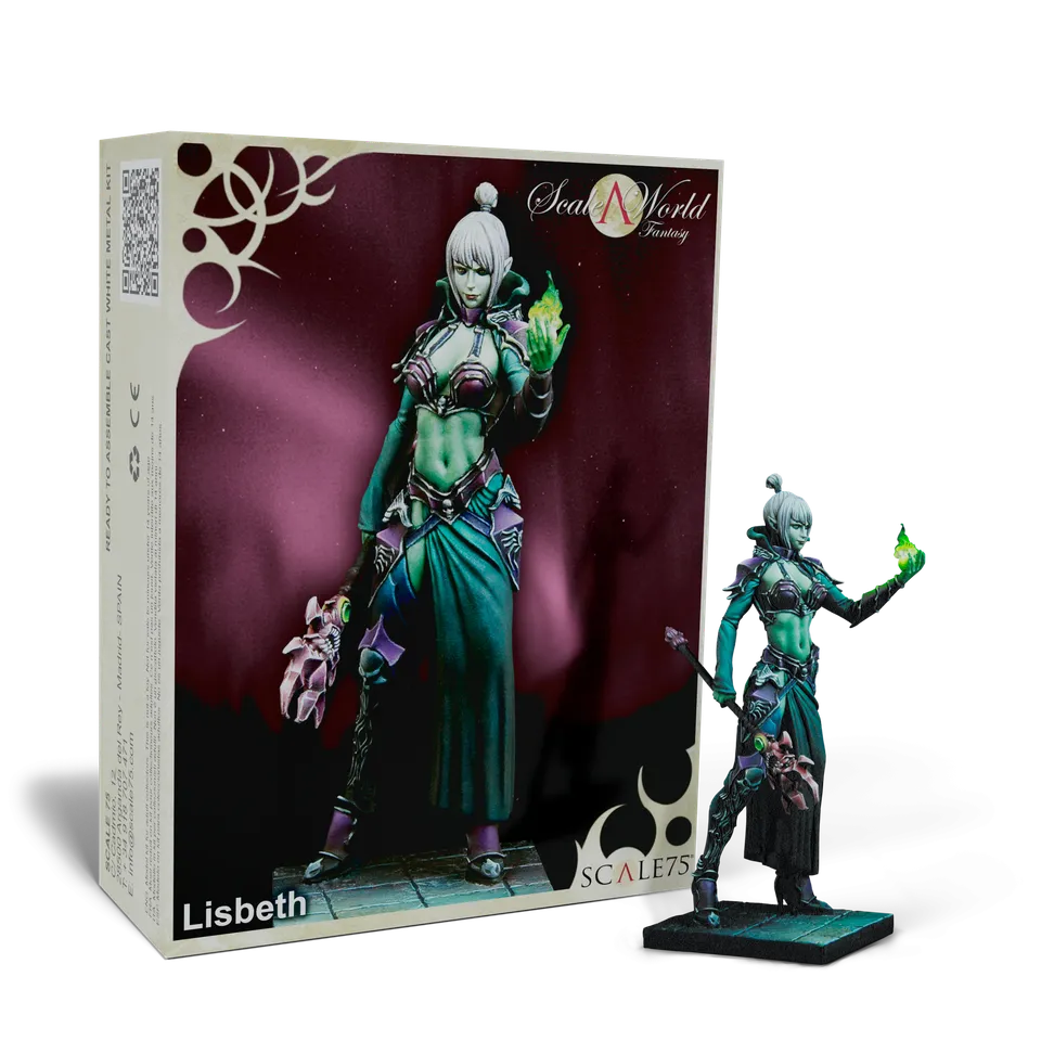 scale75-lisbeth-miniatura-fantasy-75mm-in-metallo-bianco image 1