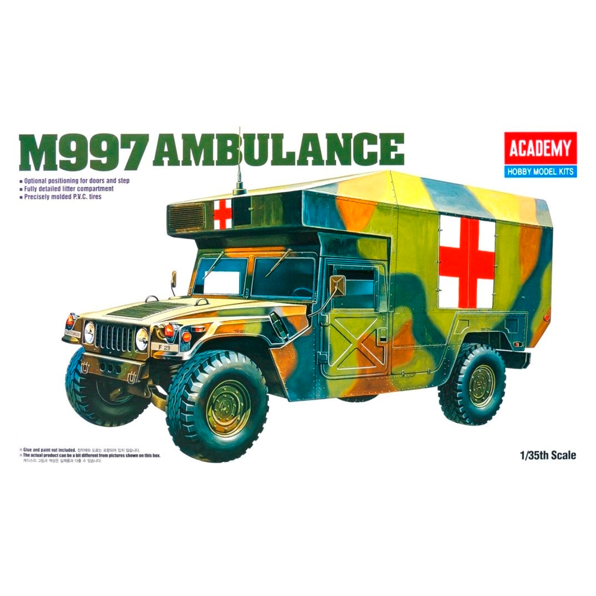 ak-interactive-1-35-m997-ambulance-kit-modellismo-mezzo-militare image 1