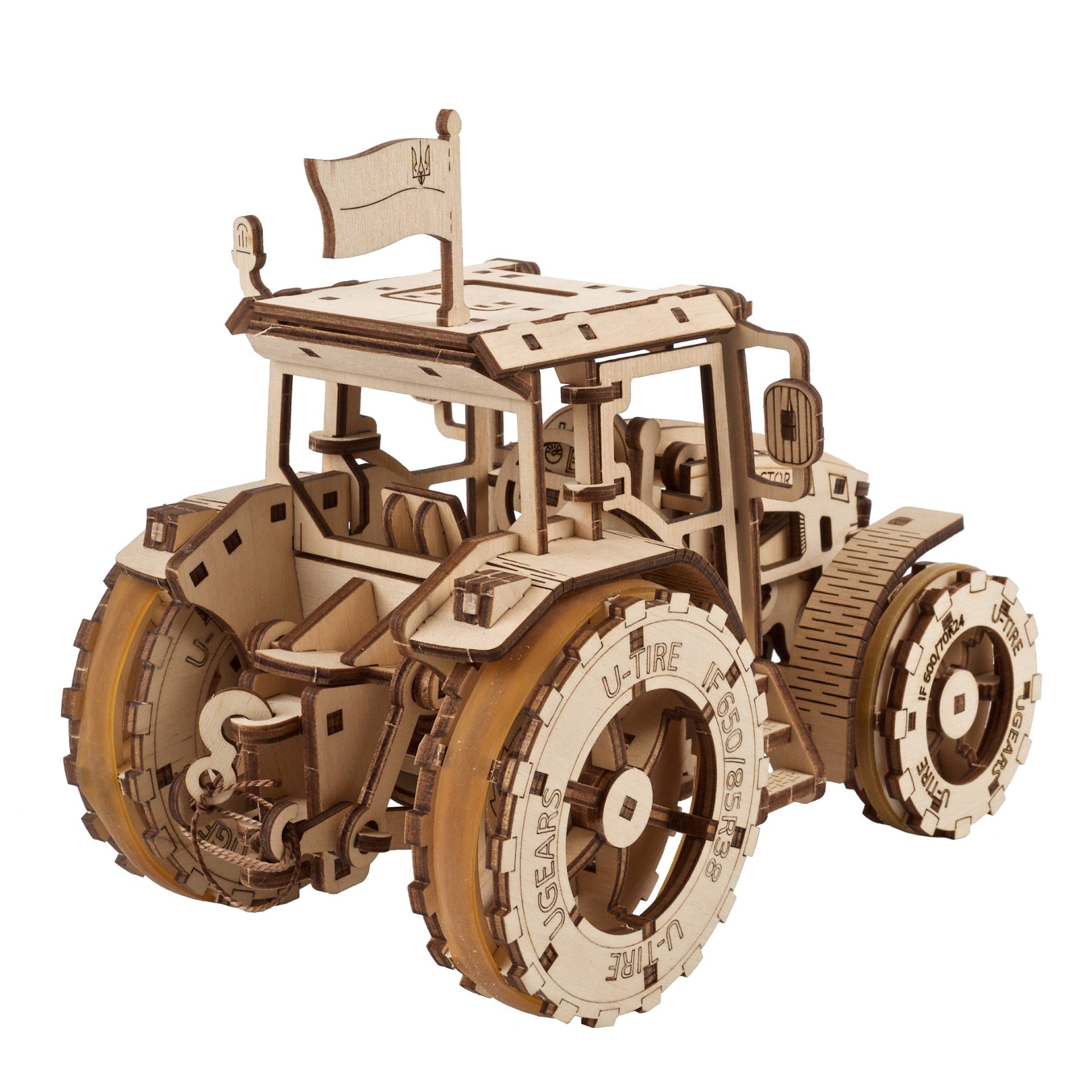 ugears-the-tractor-wins-kit-di-modellismo-in-legno-3d-trattore image 3