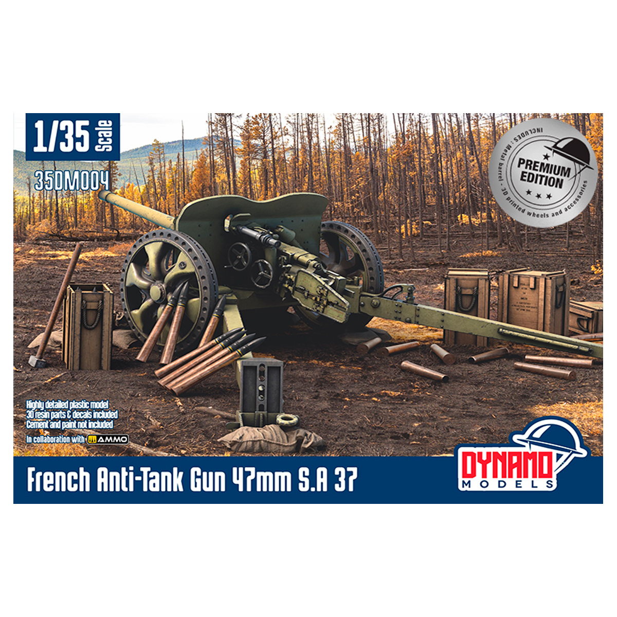 ak-interactive-1-35-french-anti-tank-gun-47mm-s-a-37-premium-edition image 1