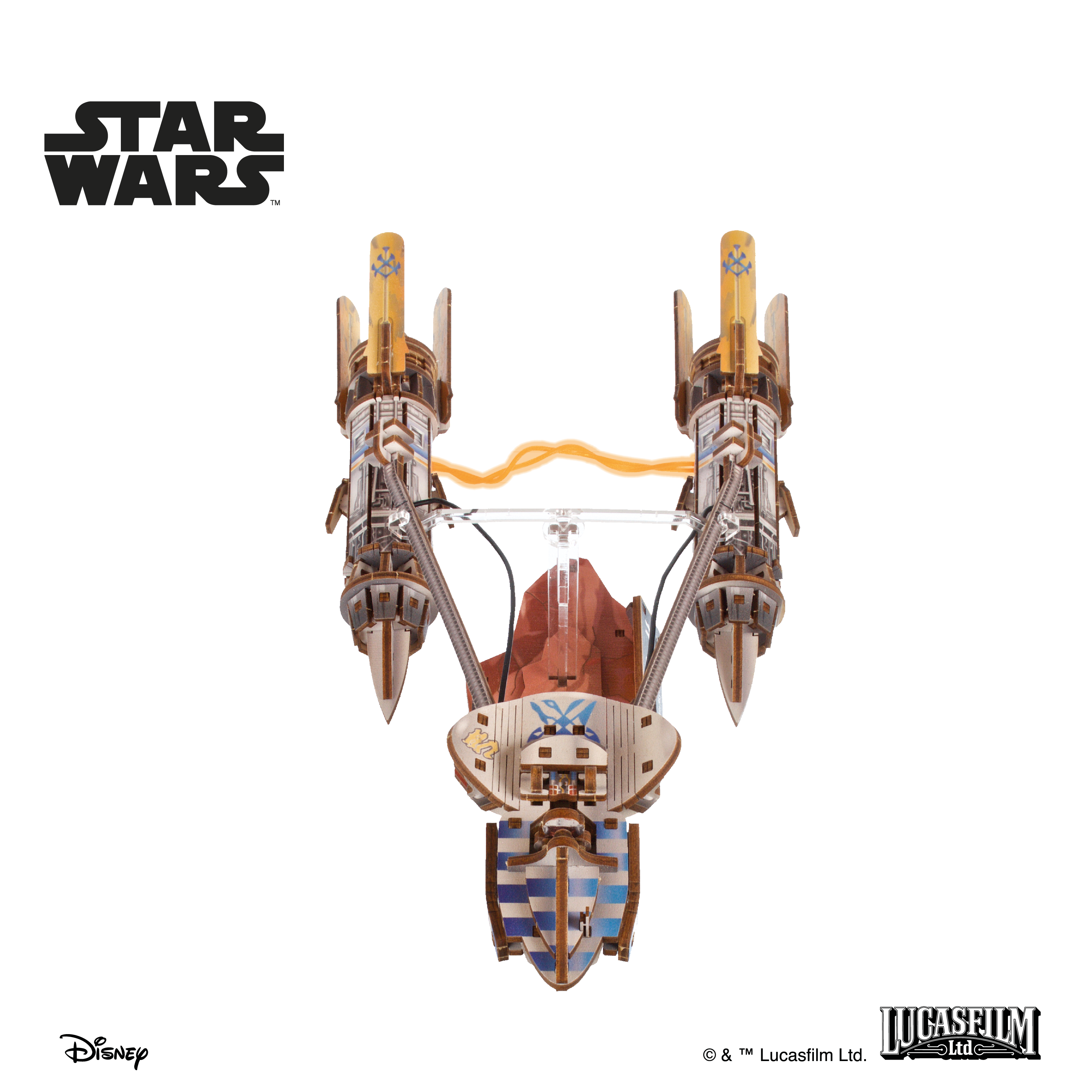ugears-star-wars-anakin-skywalker-s-podracer-model-kit-in-legno-3d image 6