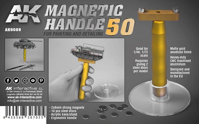 ak-interactive-magnetic-handle-50-with-acrylic-base-supporto-magnetico-per-model image 2