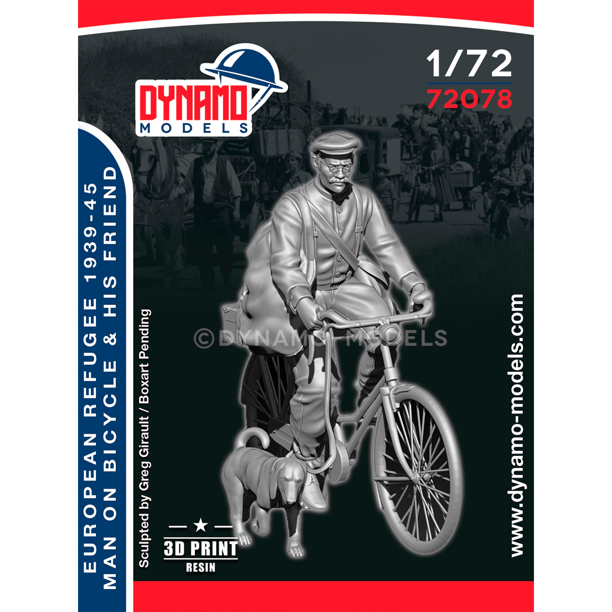 ak-interactive-1-72-civile-in-bicicletta-con-amico-figure-in-resina image 1