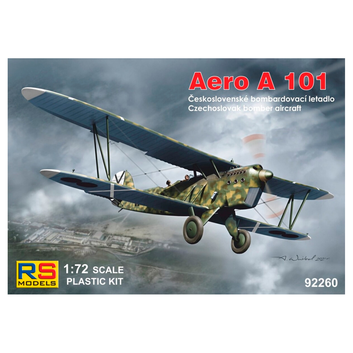 ak-interactive-aero-a-101-bombardiere-cecoslovacco-kit-modellismo-scala-1-72 image 1