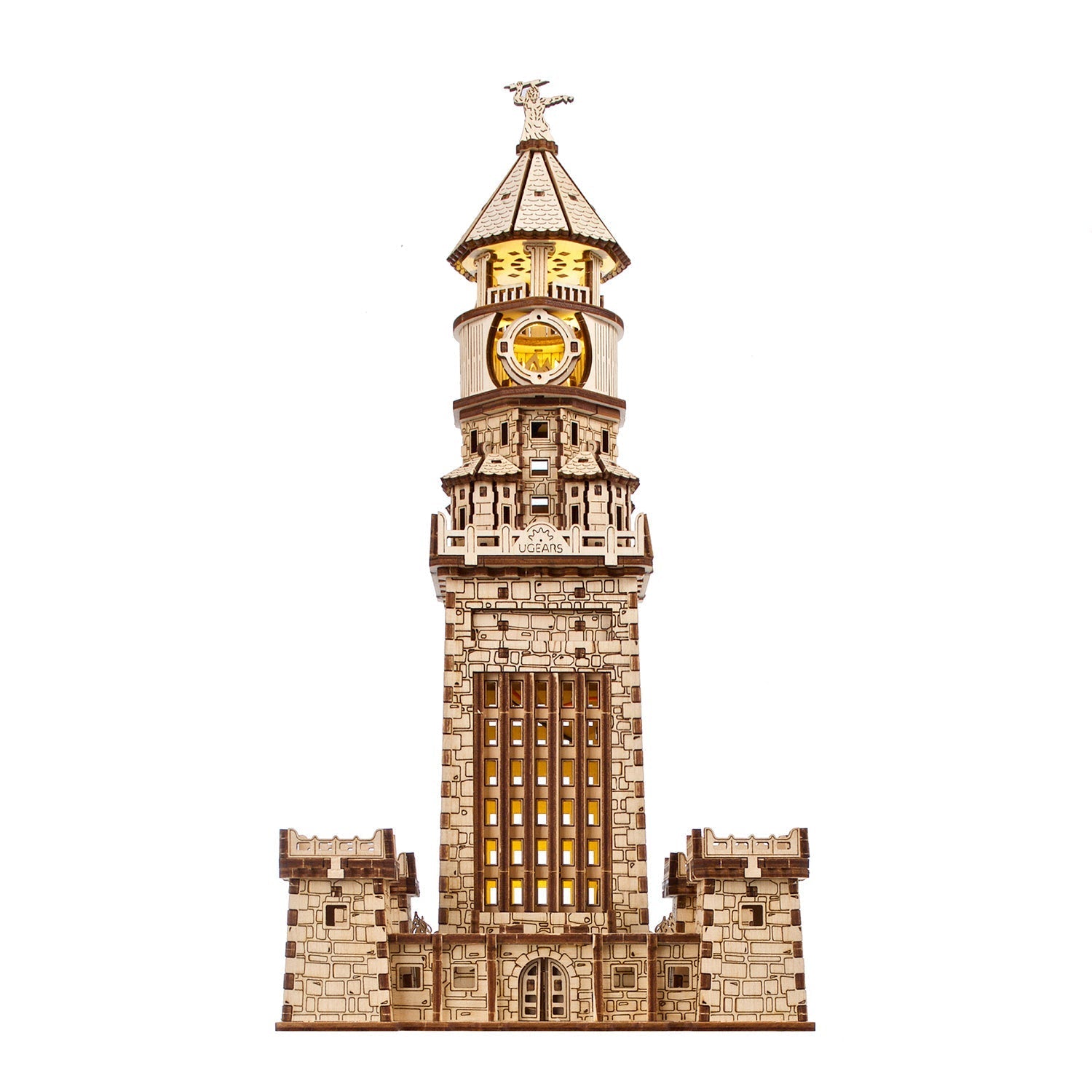 ugears-lighthouse-of-alexandria-modellino-meccanico-in-legno-del-faro-di-alessan image 3