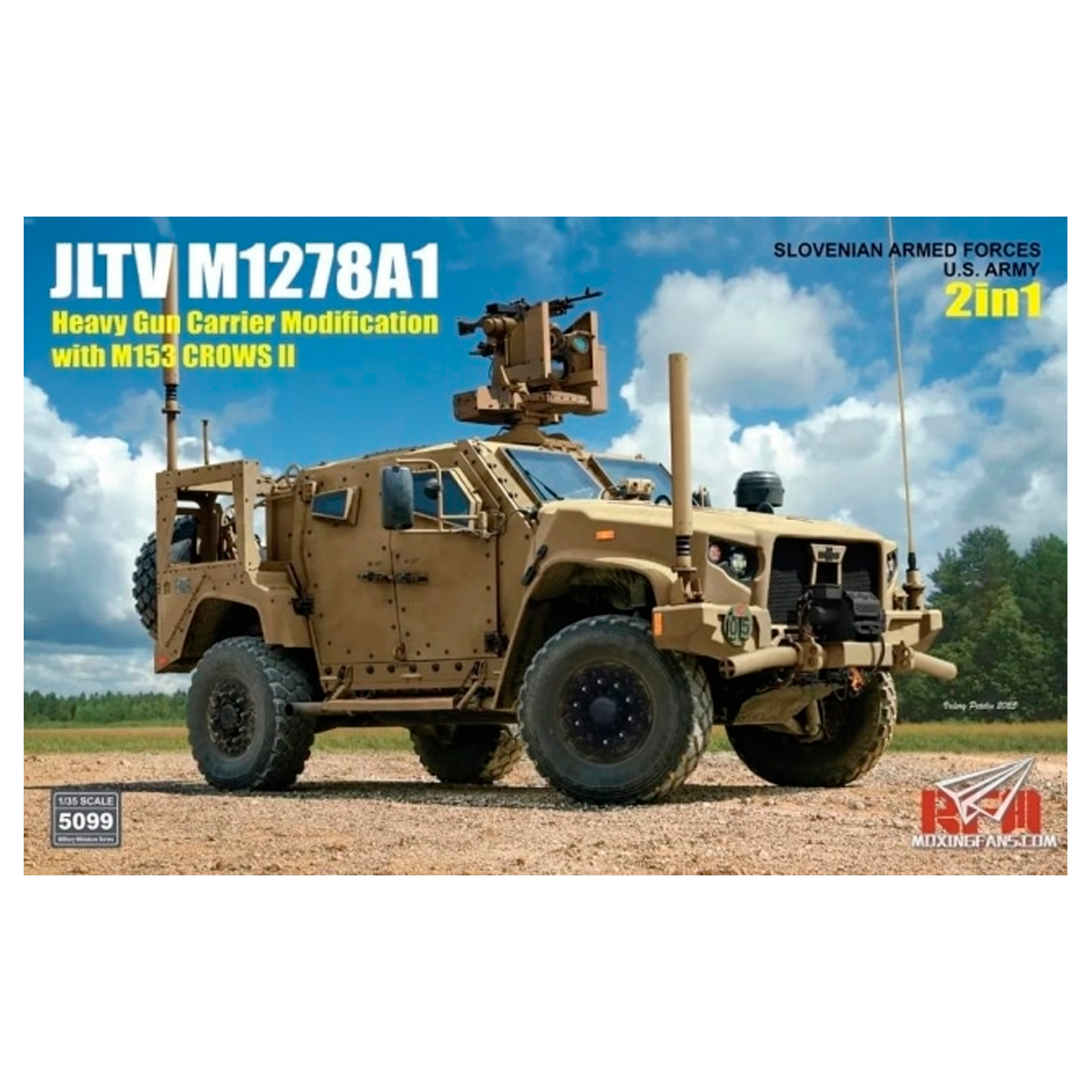 ak-interactive-jltv-m1278a1-heavy-gun-carrier-mod-1-35-kit-modellismo-militare image 1
