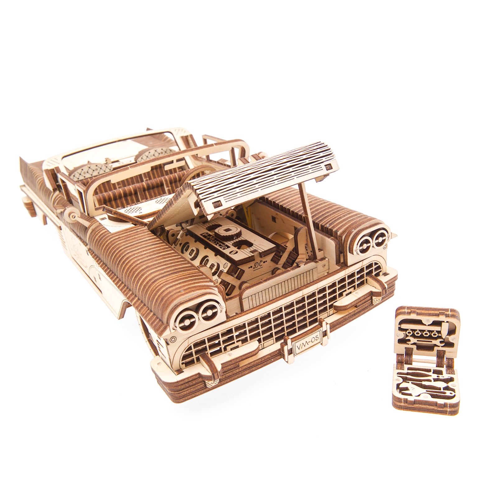 ugears-dream-cabriolet-vm-05-kit-di-modellismo-in-legno image 3