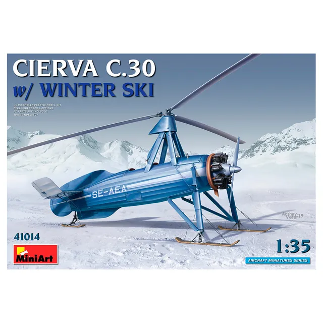 ak-interactive-cierva-c-30-con-sci-da-neve-scala-1-35 image 1