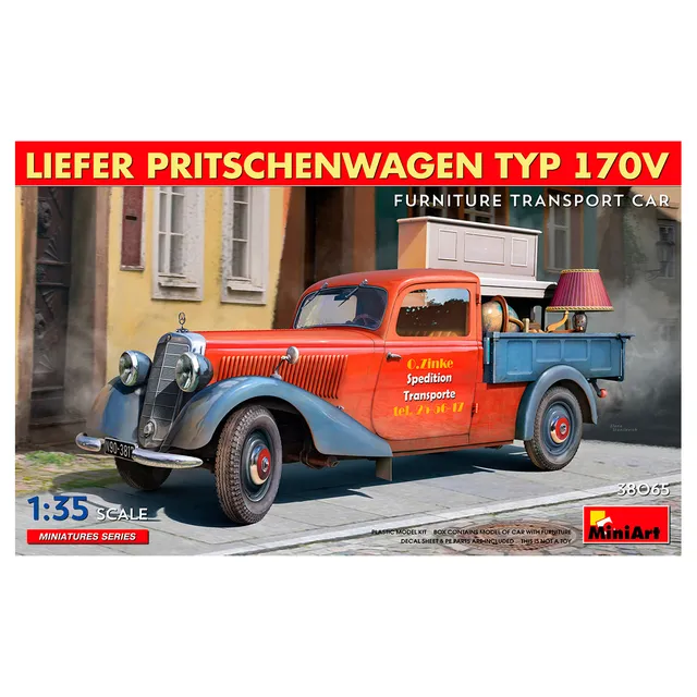 ak-interactive-1-35-liefer-pritschenwagen-typ-170v-furniture-transport-car-kit-v image 1