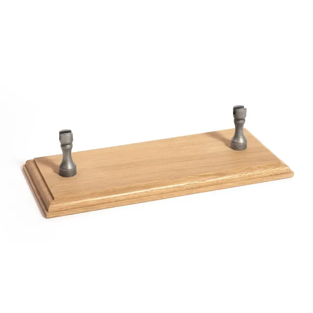 occre-base-in-rovere-massiccio-250x120x15-mm-con-2-supporti image 1