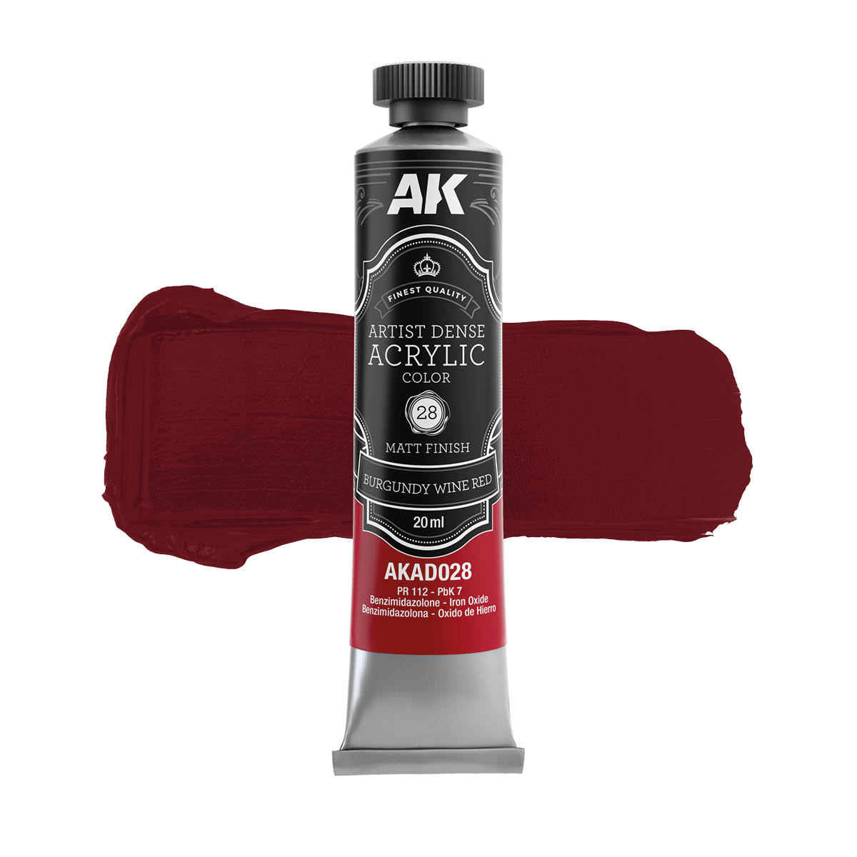 ak-interactive-red-color-set-colori-acrilici-dens-artistici-per-modellismo image 7