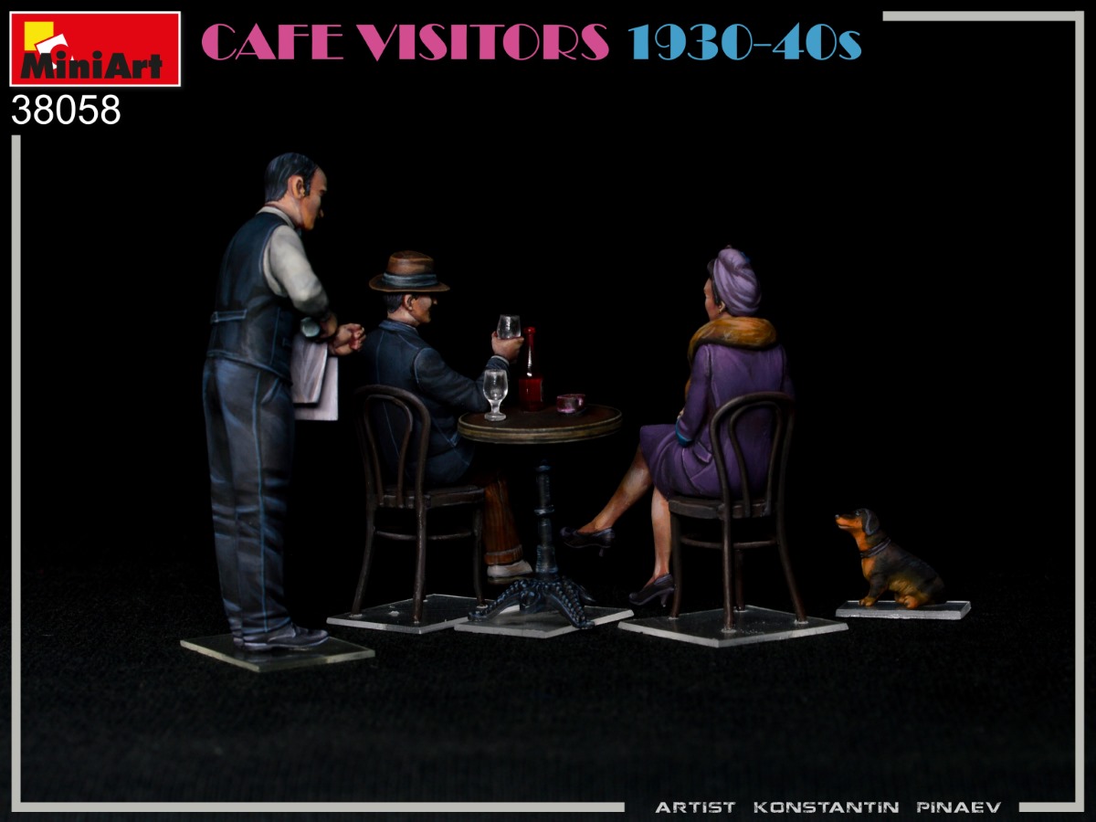 ak-interactive-1-35-cafe-visitors-1930-40s-set-di-figure-in-scala-per-modellismo image 5