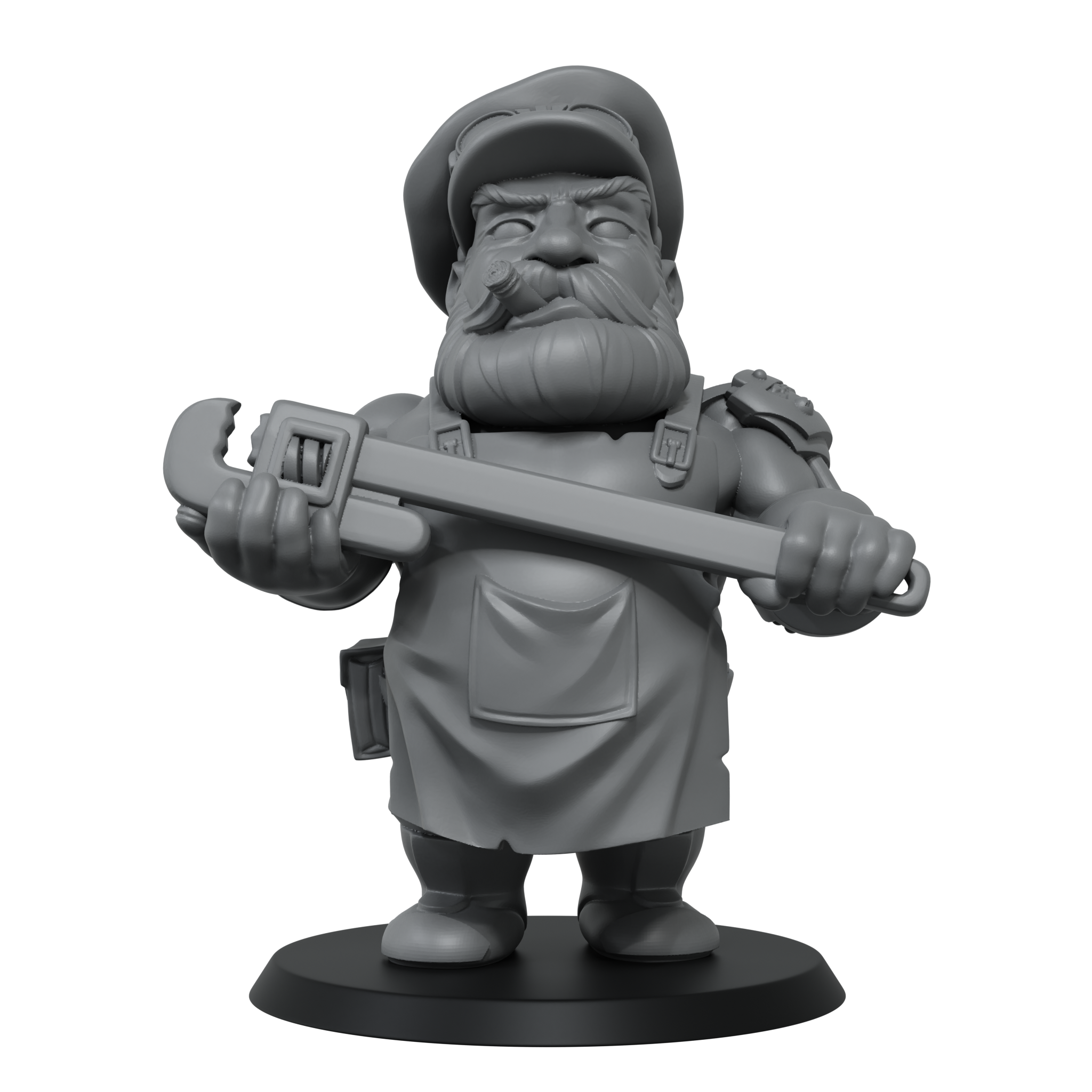 scale75-fat-bob-mecha-35mm-miniatura-chibi-smog-riders-in-resina image 2