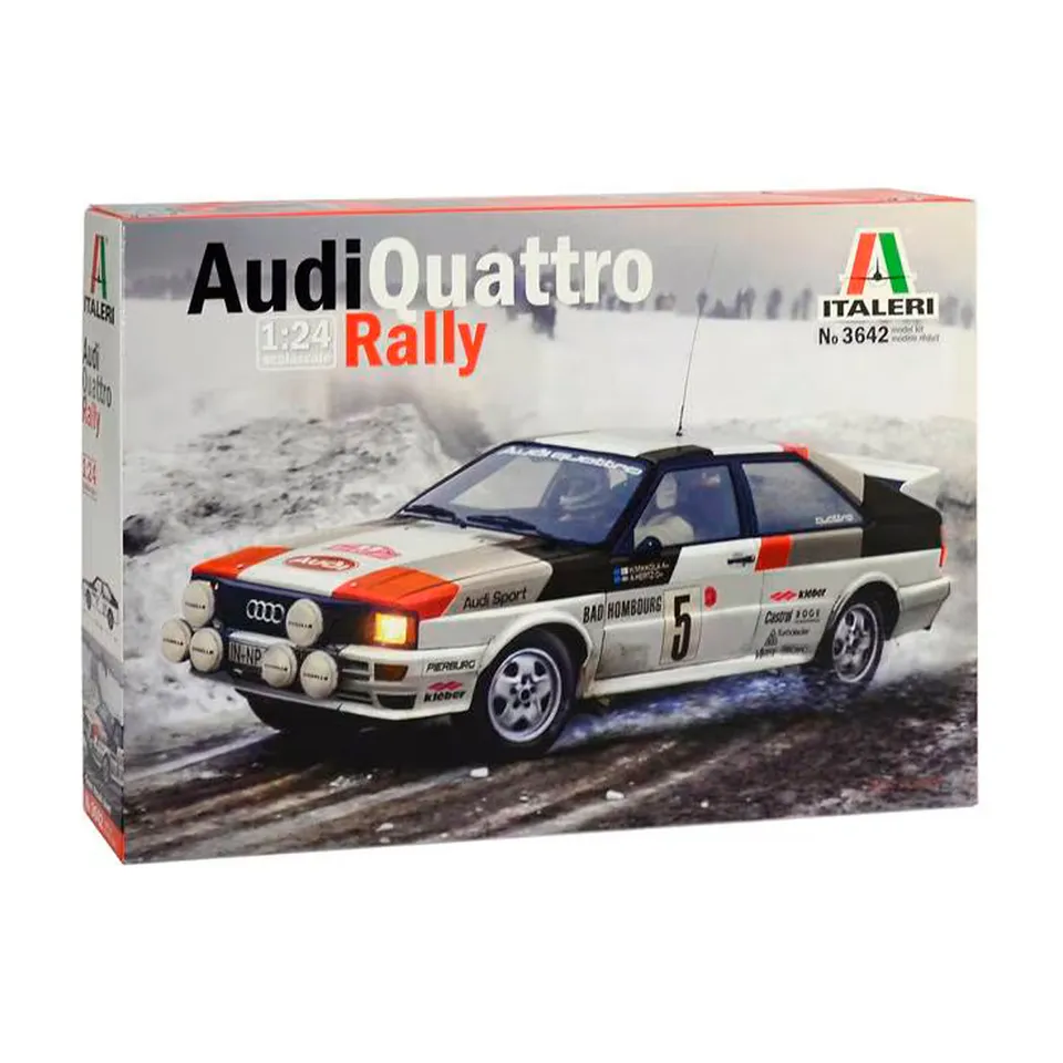 ak-interactive-1-24-audi-quattro-rally-kit-di-modellismo-da-costruire image 1