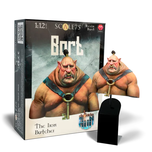 scale75-bort-the-iron-butcher-1-10-busto-resina-the-chronicles-of-run image 1