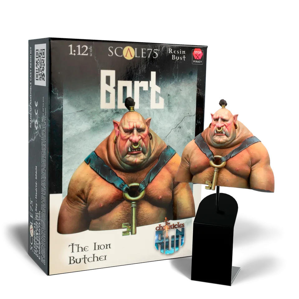 scale75-bort-the-iron-butcher-1-10-busto-resina-the-chronicles-of-run image 1