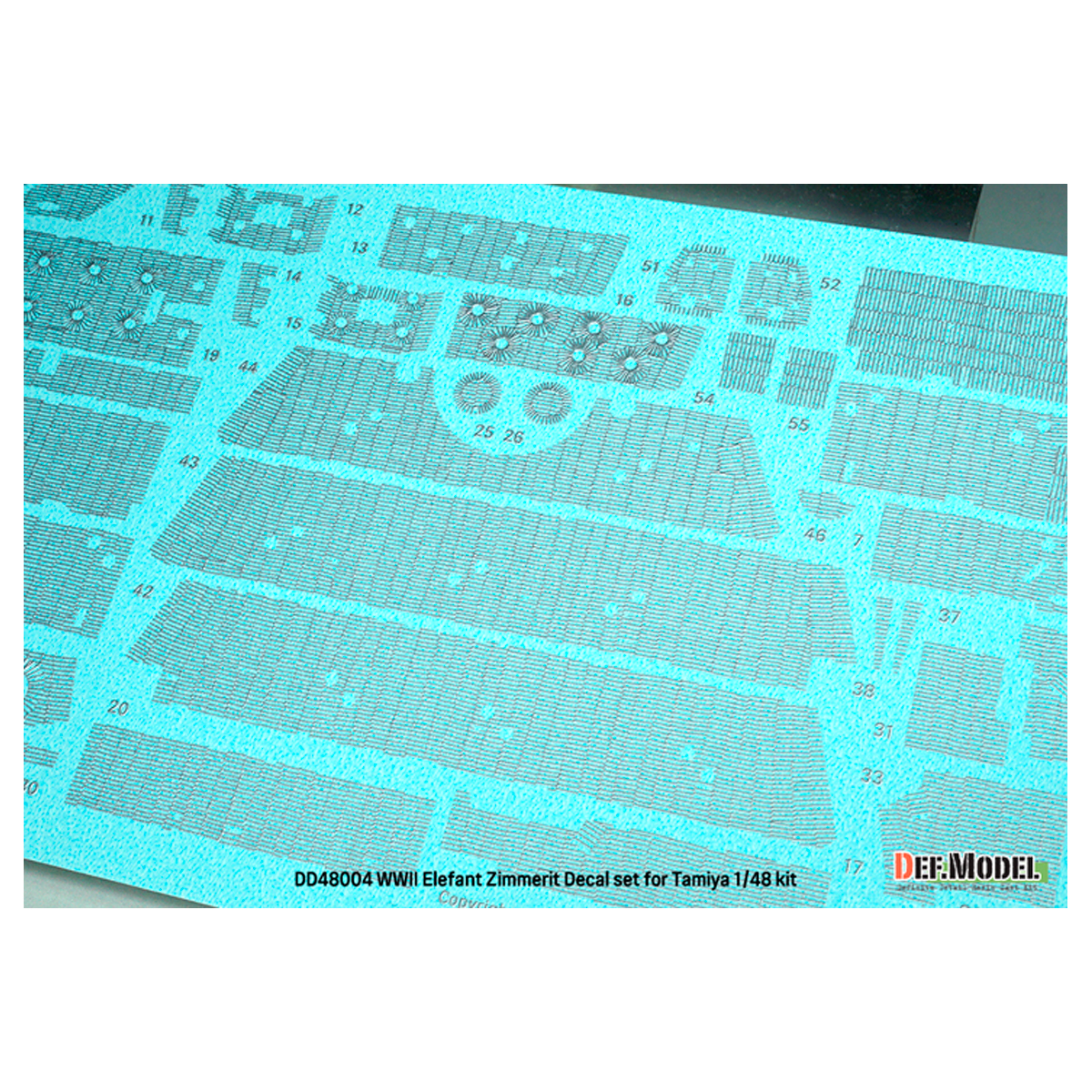 ak-interactive-set-decal-zimmerit-elefant-tedesco-wwii-per-kit-tamiya-1-48 image 4