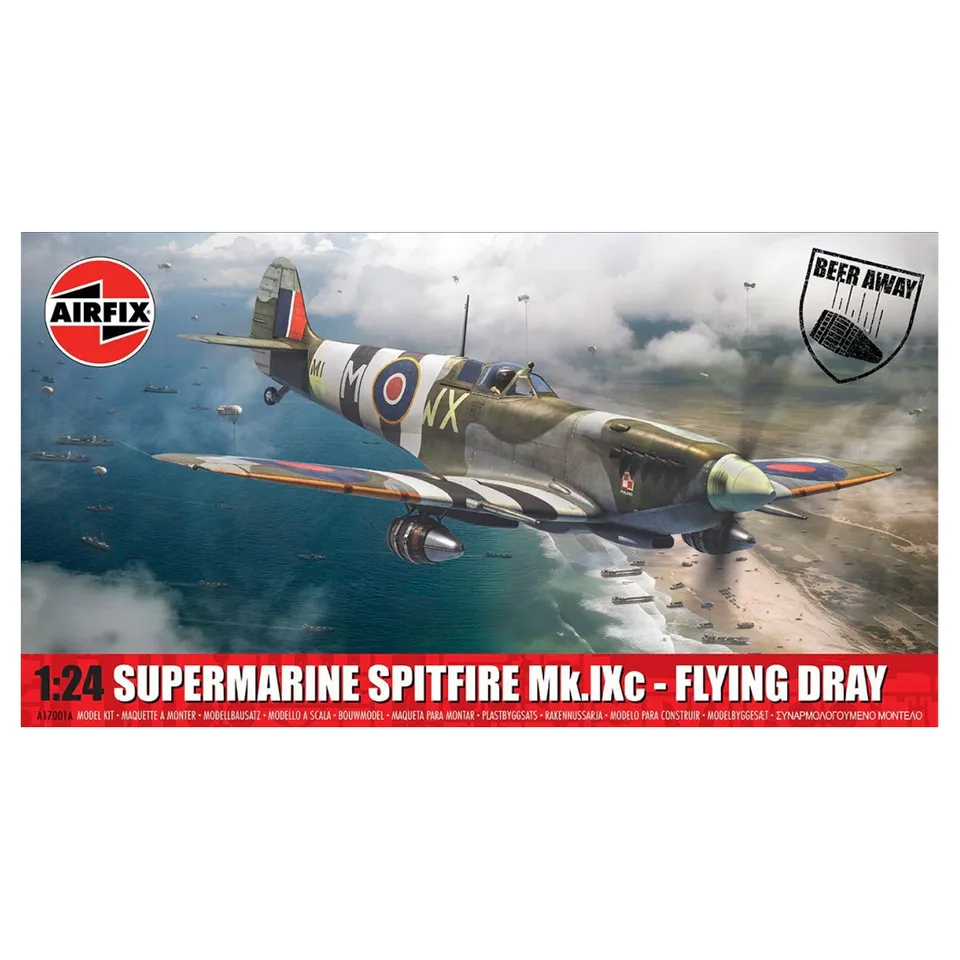 ak-interactive-1-24-supermarine-spitfire-mk-ixc-flying-dray-kit-aereo image 1
