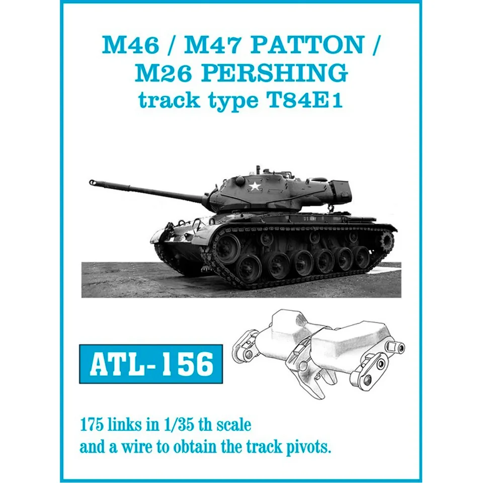 ak-interactive-1-35-metal-tracks-t84e1-per-m46-m47-patton-e-m26-pershing image 1