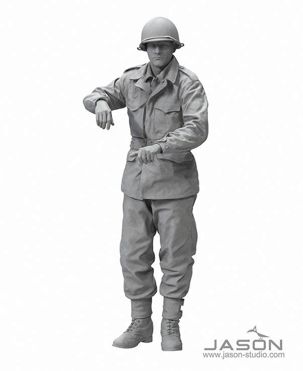 ak-interactive-1-16-u-s-m8-greyhound-crew-set-4-figurine-da-costruire-e-dipinger image 4