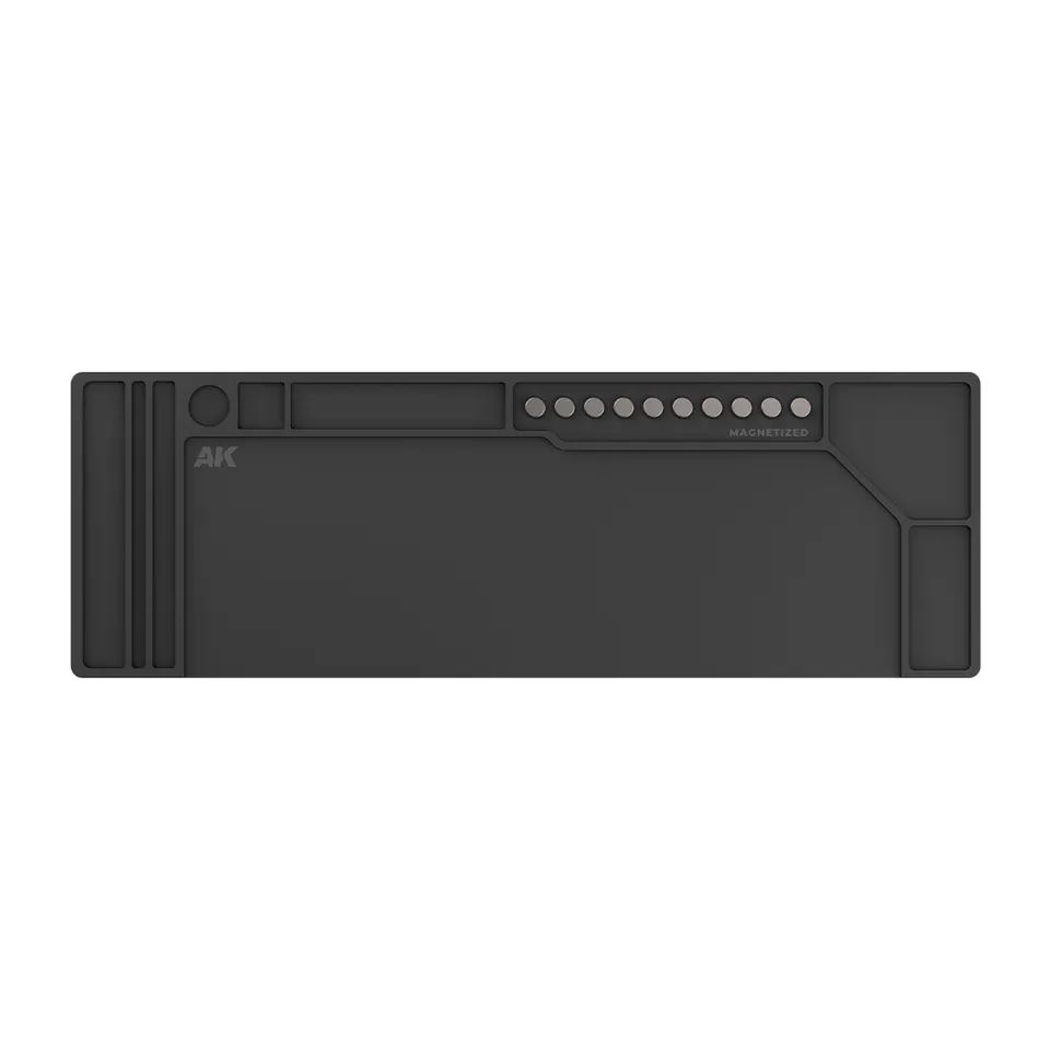 ak-interactive-mantel-de-silicona-negro-tappetino-in-silicone-nero-per-modellism image 1