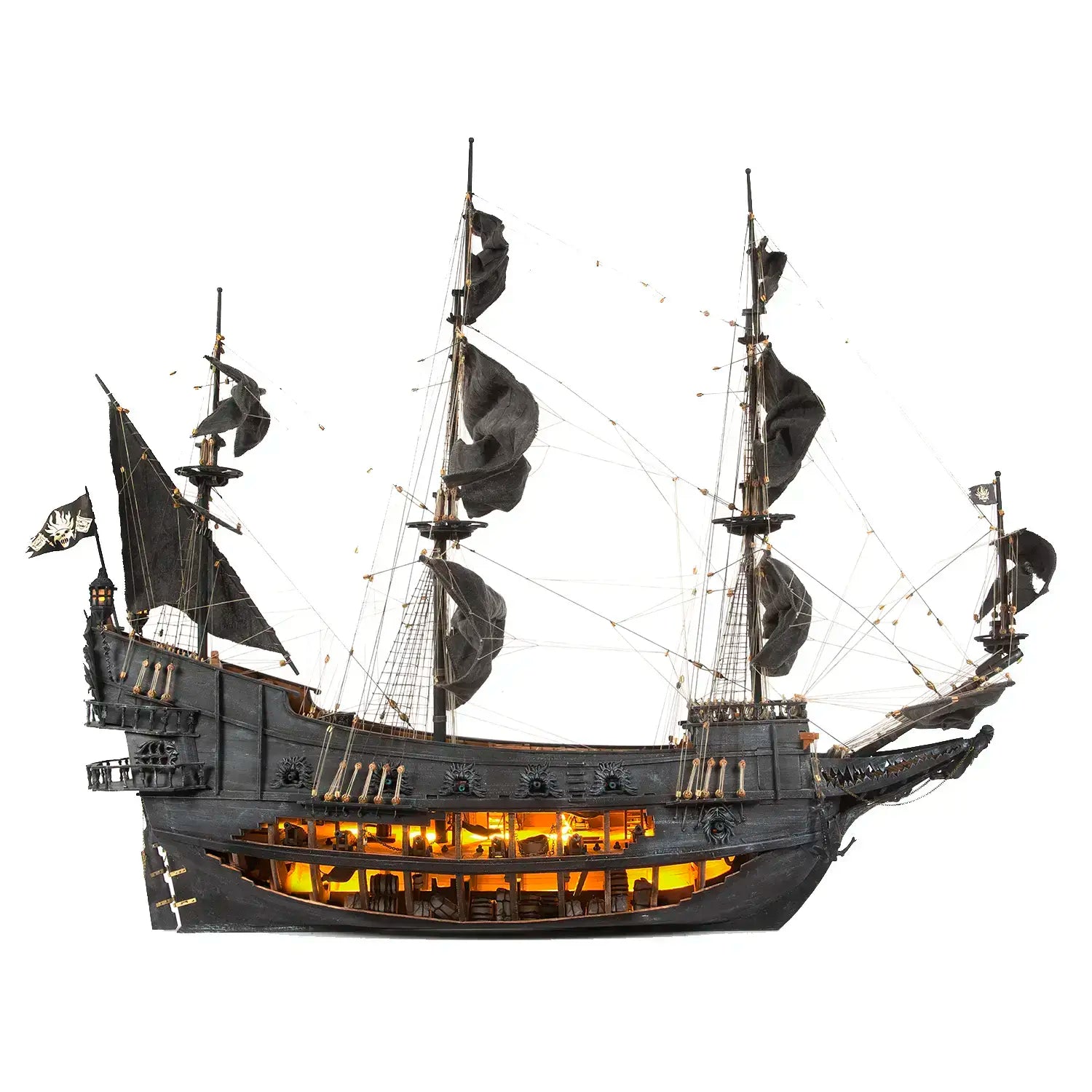 occre-l-olandese-volante-kit-modellino-nave-500-pezzi-con-vele-e-base image 1