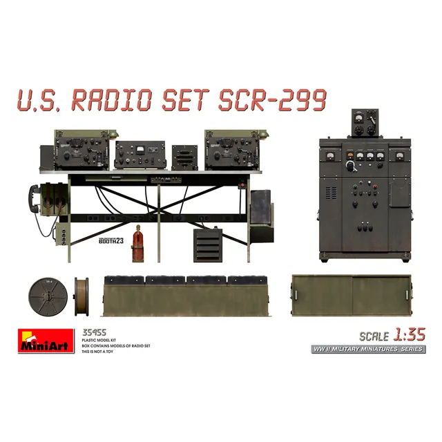 ak-interactive-1-35-u-s-radio-set-scr-299-kit-modellismo-apparato-radio-american image 1