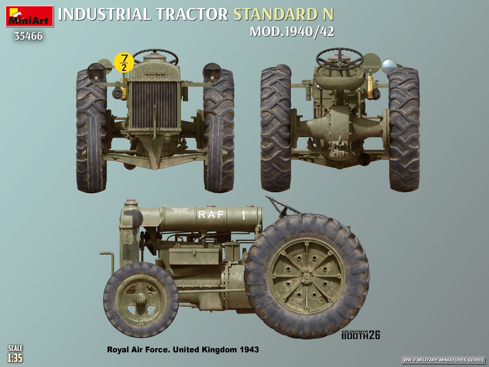 ak-interactive-1-35-standard-n-industrial-tractor-mod-1940-42-kit-modellismo image 5