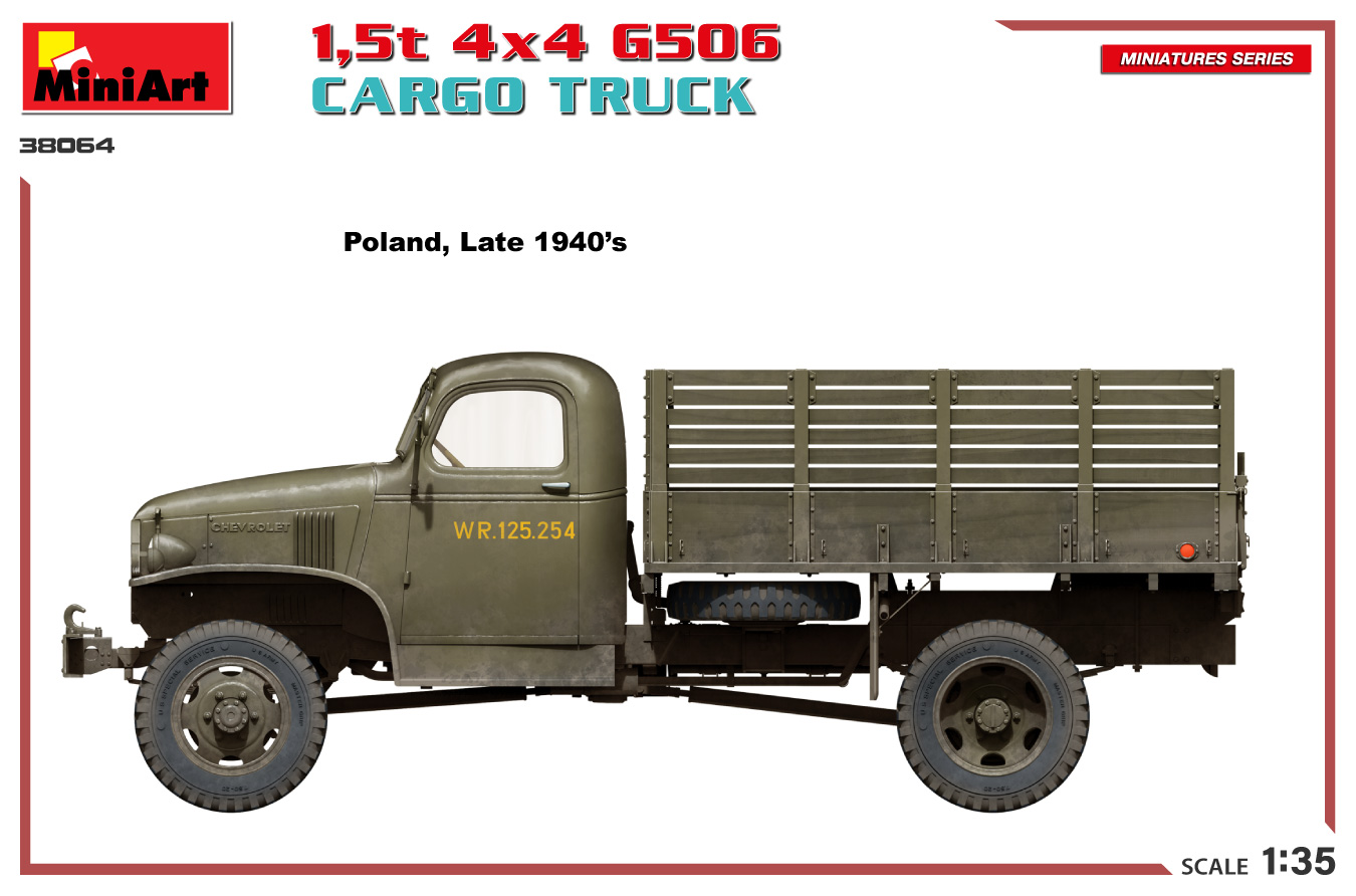 ak-interactive-1-35-g506-cargo-truck-1-5t-4-4-modello-da-costruire-e-dipingere image 4