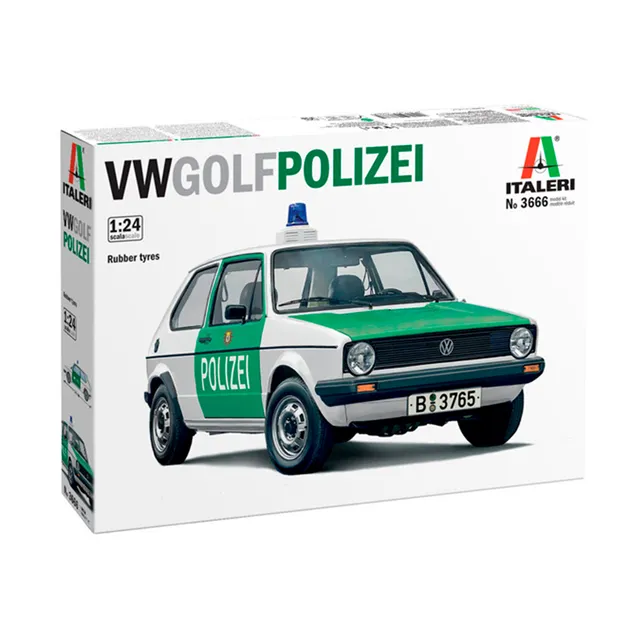 ak-interactive-vw-golf-polizei-1-24-kit-auto-da-costruire-e-dipingere image 1