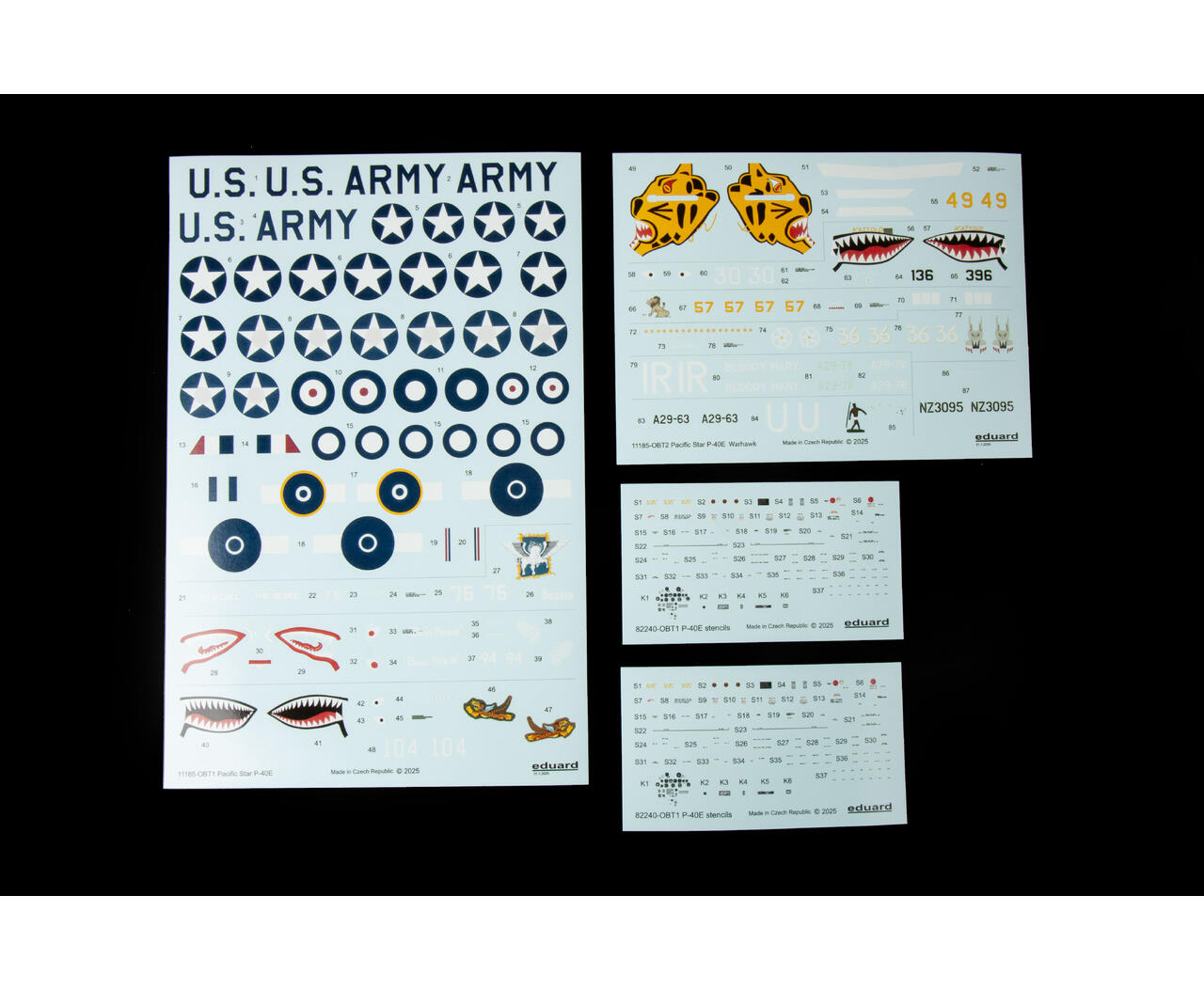 ak-interactive-pacific-star-p-40e-warhawk-dual-combo-1-48-doppio-kit-caccia image 5