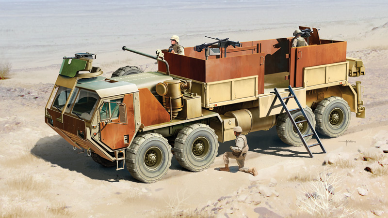 ak-interactive-1-35-hemtt-gun-truck-camion-militare-armato-in-scala-1-35 image 2