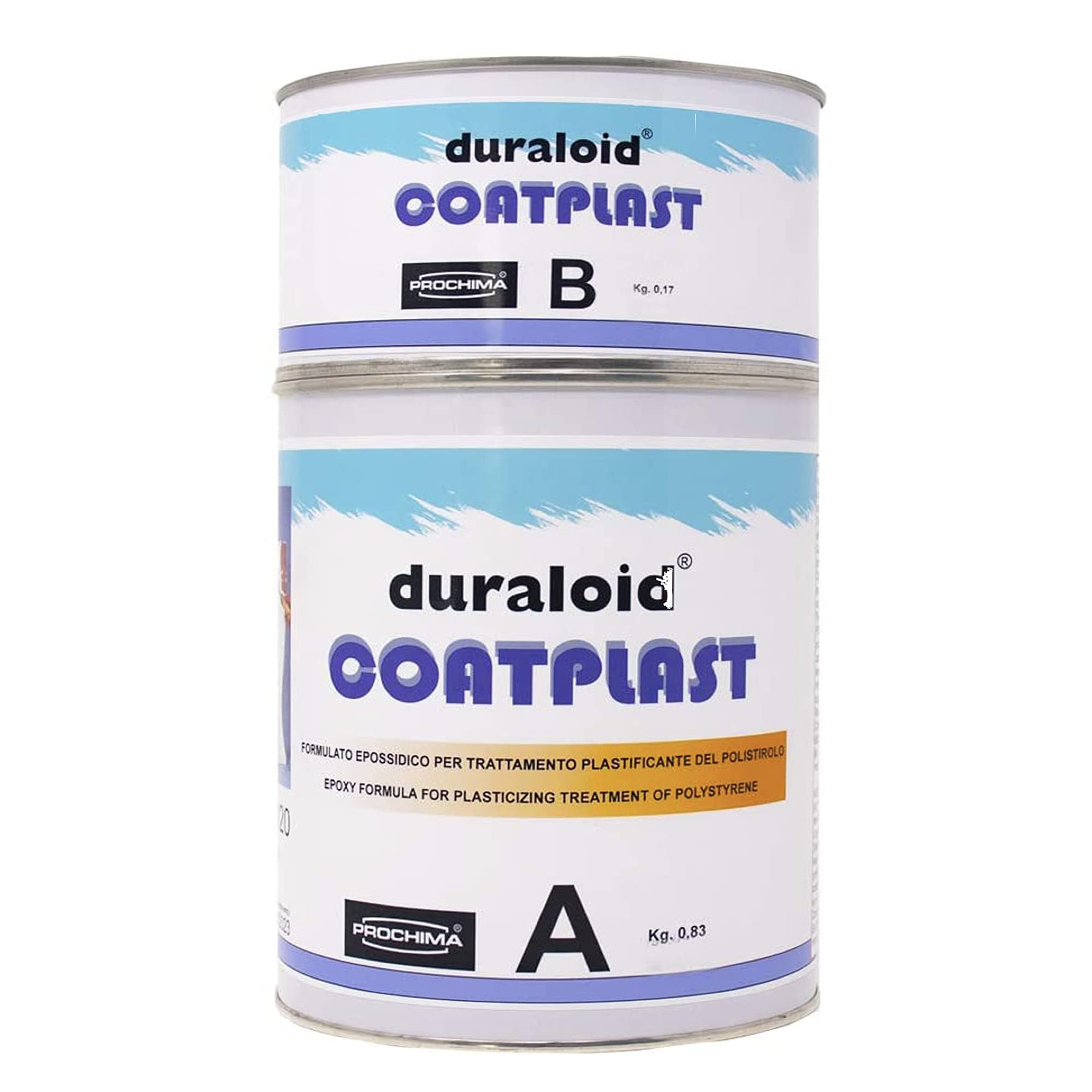 prochima-duraloid-coatplast-bicomponente-epossidico-per-polistirolo-1-kg image 1