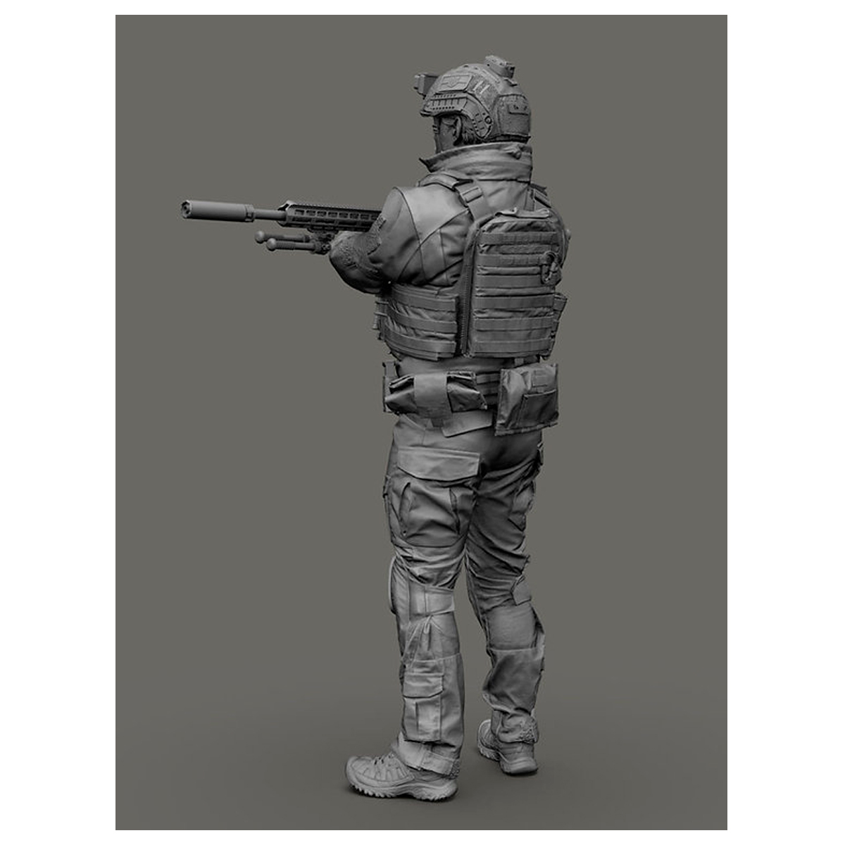 ak-interactive-ukrainian-soldier-04-in-scala-1-9-figura-da-costruire-e-dipingere image 5