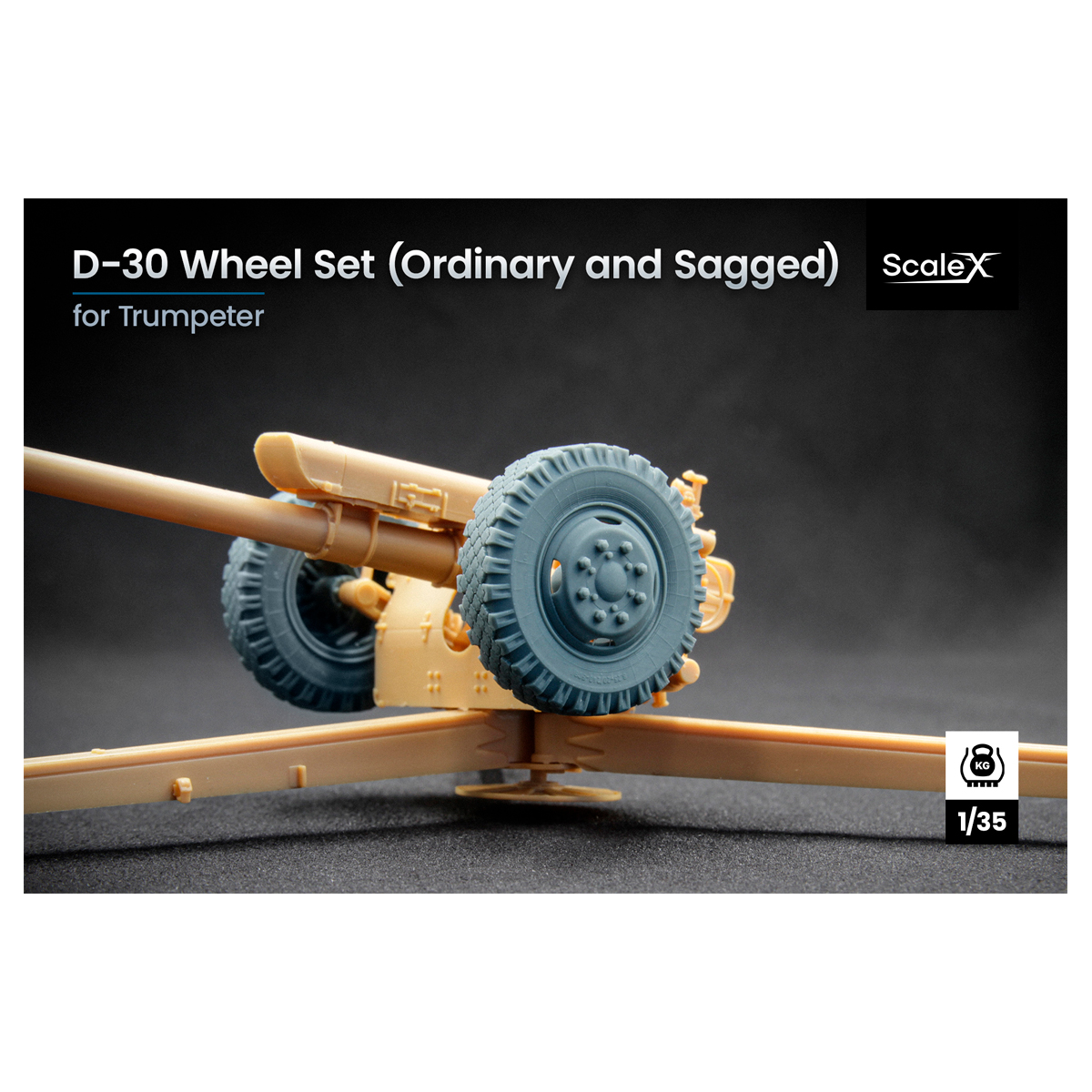 ak-interactive-d-30-ordinary-and-sagged-wheel-set-ruote-1-35 image 1